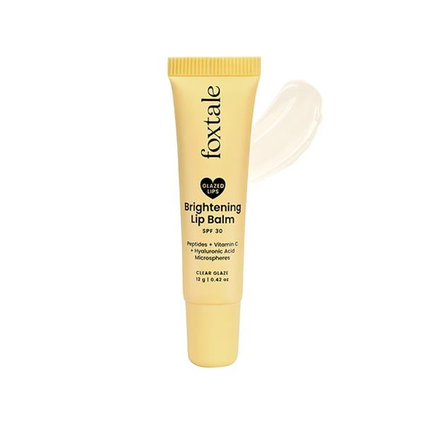 Netmeds | Foxtale Glazed Lips Brightening Lip Balm - Clear Glaze 12 g