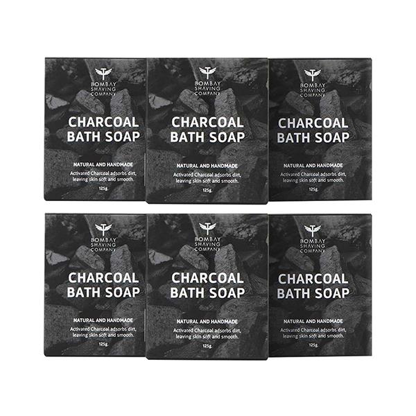 Netmeds | Bombay Shaving Company Charcoal Bath Soap 125g each 6's