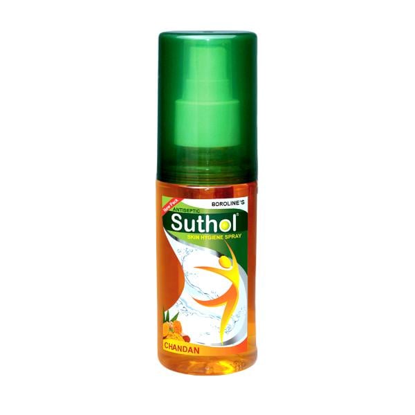 Netmeds | Boroline's Suthol Active Antiseptic Skin Hygiene Spray - Chandan 100 ml