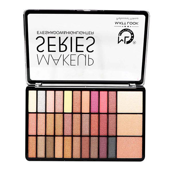 Netmeds | Matt Look Makeup Series Eyeshadow & Highlighter, Multicolor - 2 49 gm