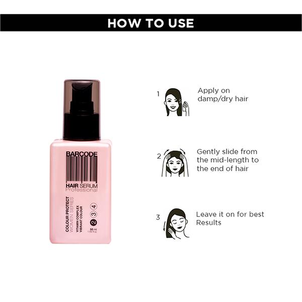 Barcode Professional Hair Serum Colour Protect (BCHS001, 50ML) 50 ml - Hair Serums