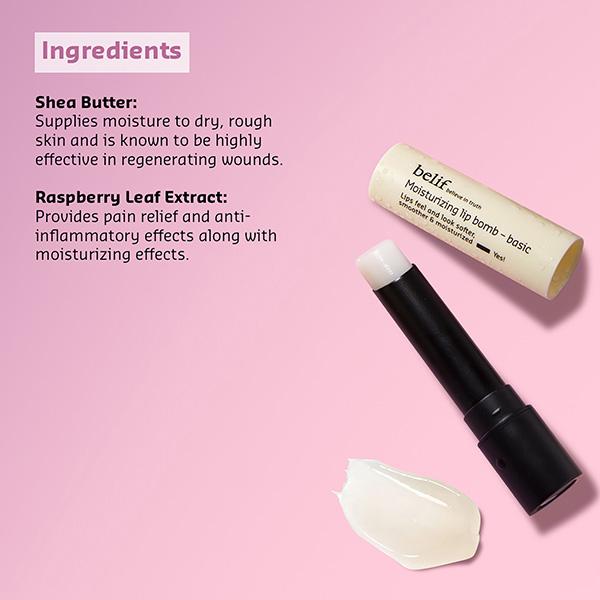 Belif Moisturizing Lip Bomb - Basic 3 gm - Lip Balms