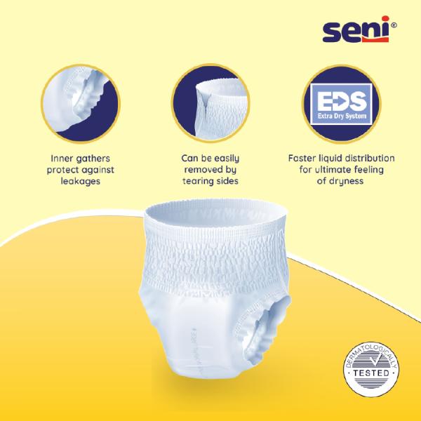 Seni Active Normal Pull Up Type (M) 10's - Adult Diapers & Pads