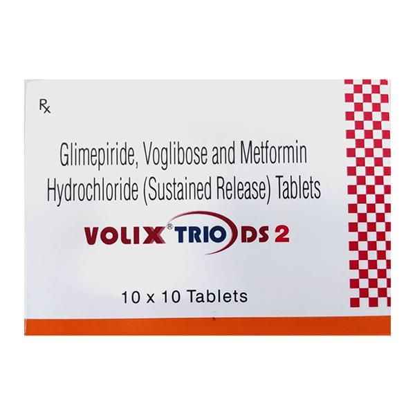 VOLIX TRIO DS 2 Tablet 10's - Diabetes-Ant