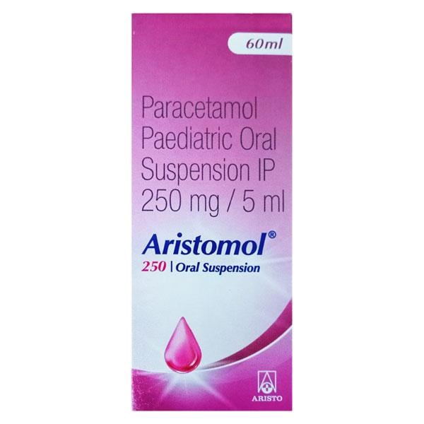 ARISTOMOL 250 Oral Suspension 60ml - Fever-Non
