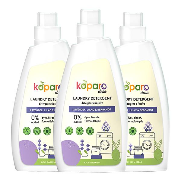 Koparo Clean Laundry Detergent (Pack of 3 x 500 ml)- Lavender, Lilac & Bergamot - Others