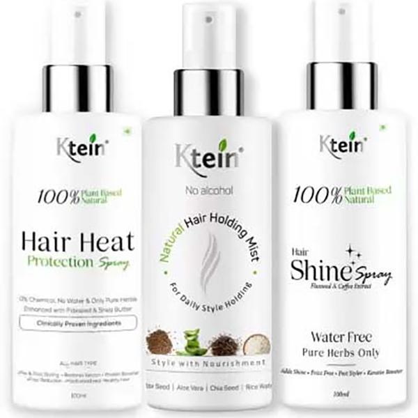 Ktein Combo- Natural Hair Holding Spray and 100% Plant base Natural Hair Shine Spray 2's - Hair Sprays & Mists