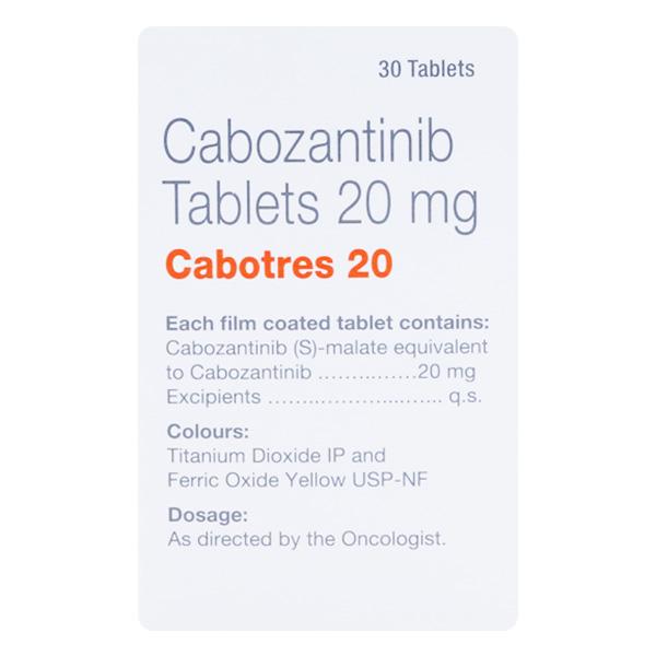 CABOTRES 20 Tablet 30's - Cancer Oncology-Cyt