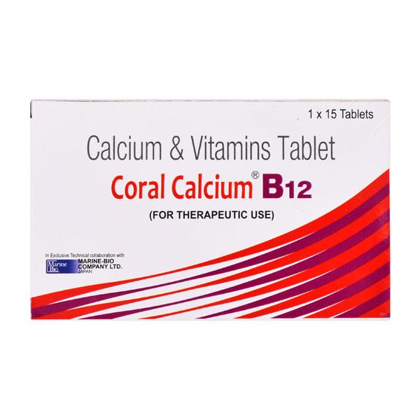 CORAL CALCIUM B12 Capsule 15's - Supplements-Cal