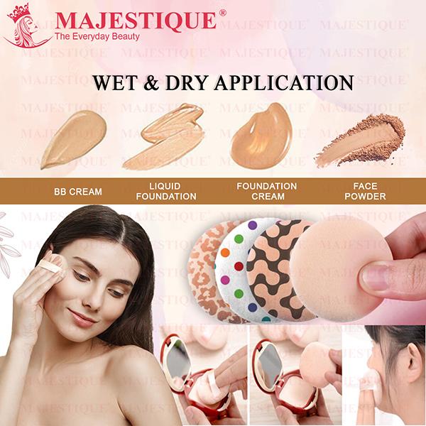Majestique Face Soft Pad Pink Tone FC49 1's - Sponges & Applicators