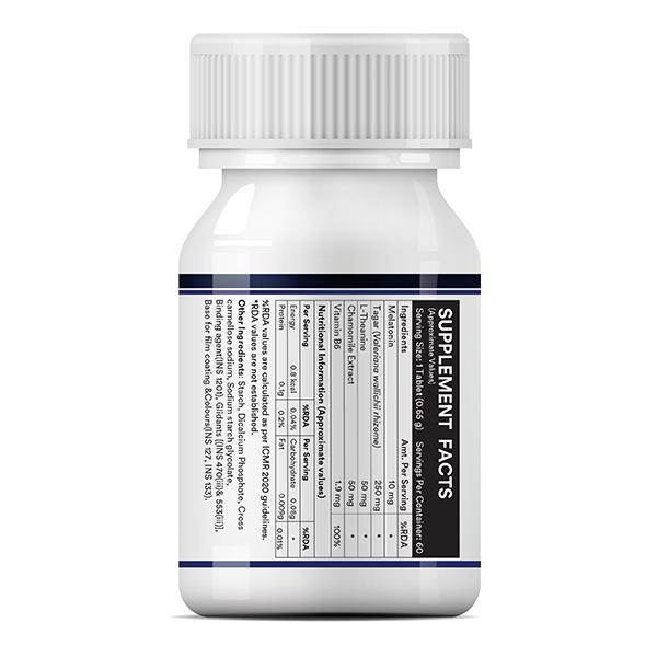 INLIFE Melatonin 10mg + Tagar 250mg Tablets 60's - Mental Health