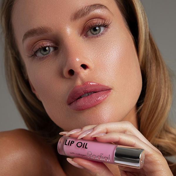 Rodial Vegan Collagen-Infused Weightless Lip Oil - Plumps, Hydrates, and Improves Lip Barrier 4 ml - Lip Glosses