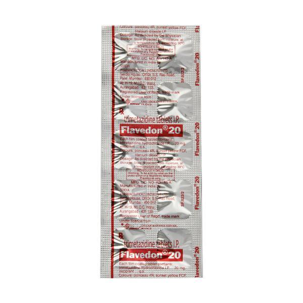 Flavedon 20mg Tablet 10'S - Angina