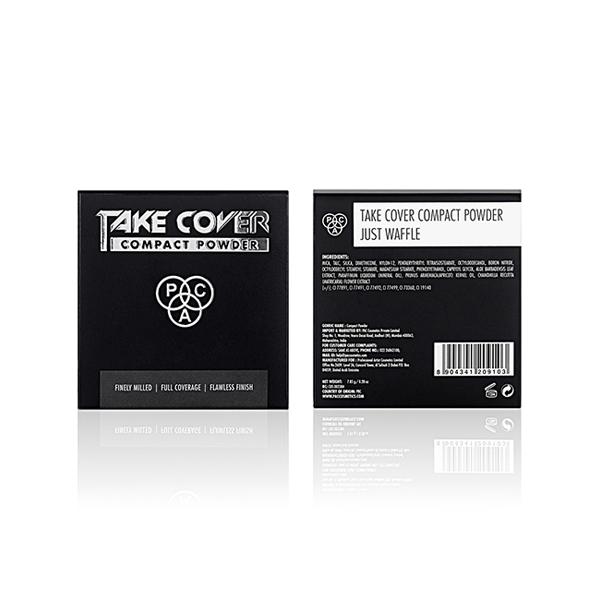 PAC Take Cover Compact Powder 13 Just Waffle 7.85 gm - Compact Powder