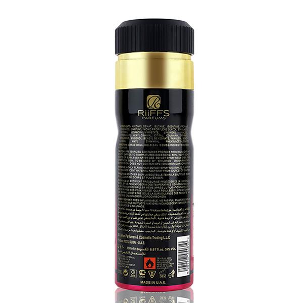RiiFFS Passionate Women, Refreshing Deodorant 200 ml - Women Deodorants/Roll-Ons
