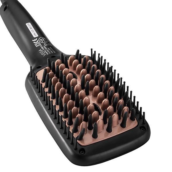 Netmeds | Vega X Look Paddle Hair Straightening Brush with Ionic Technology (VHSB-02) Black 1's