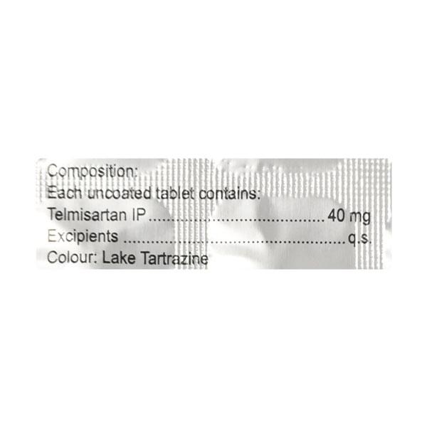 Eritel 40mg Tablet 15'S - Hypertension-Ang