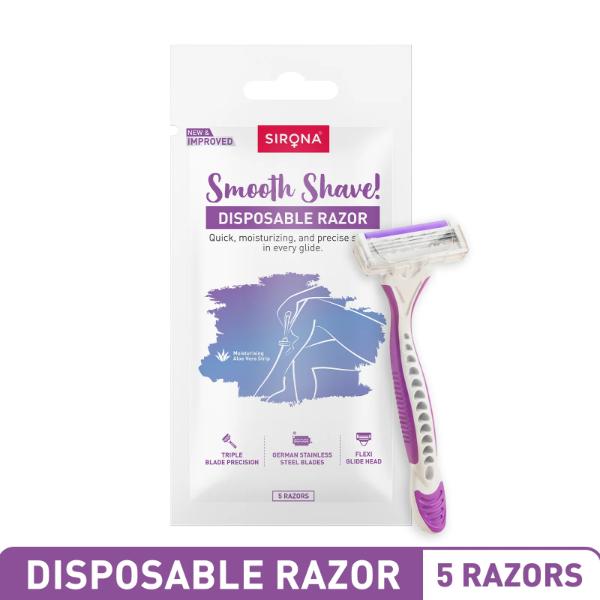 Sirona Smooth Shave disposable Razor 5's