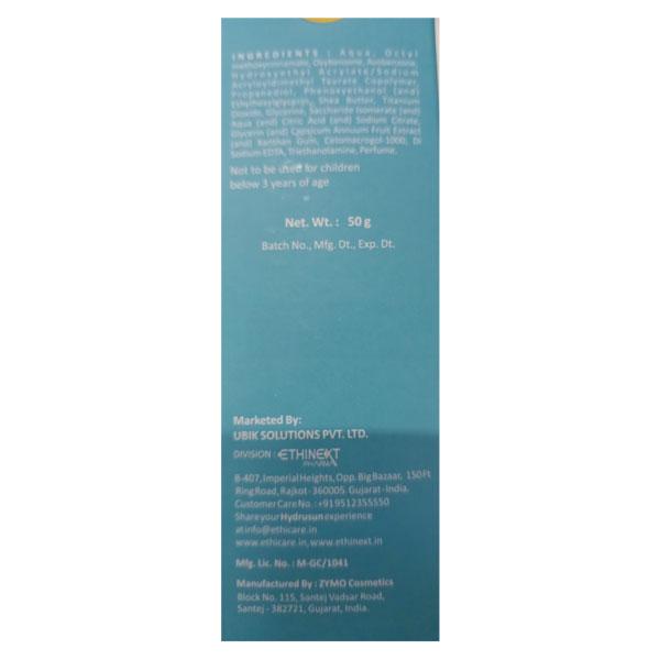 HYDRASUN UVA/UVB MOISTURISING SUNSCREEN Cream 50gm - Sunscreen Preparations-Emo