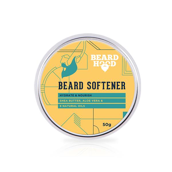 Netmeds | Beardhood Beard Softener - Shea Butter, Aloe Vera & 6 Natural Oils 50 gm
