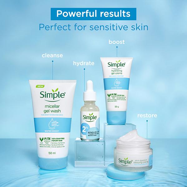 Simple Water Boost Hydratinggel Creme 50 gm - Face Moisturizers