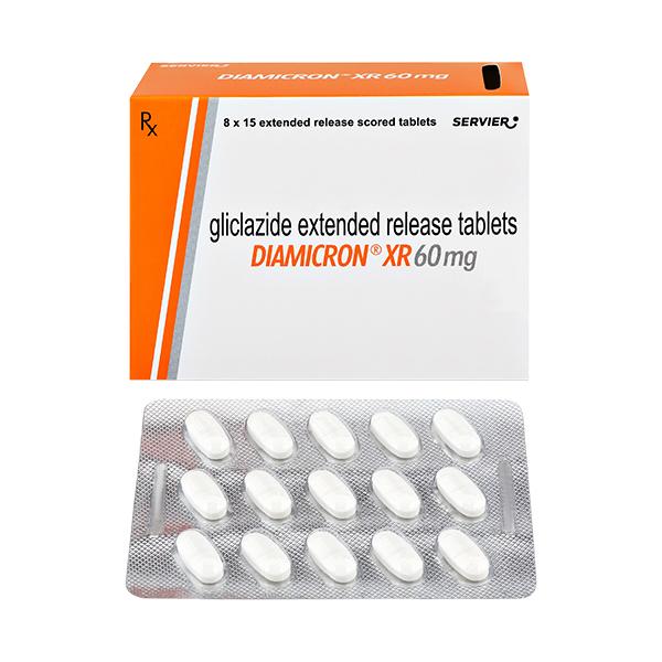 Netmeds | DIAMICRON XR 60mg Tablet 15's