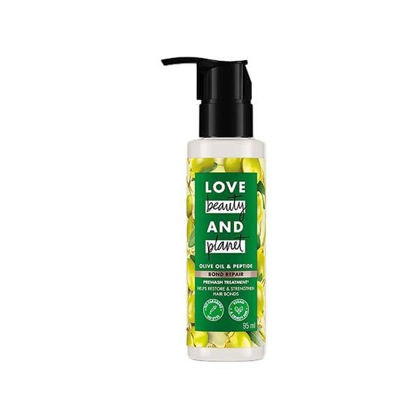 Love beauty And planet Olive oil & Peptide Bond Repair Prewash Treatment - 95 ml - Hair Masks & Packs