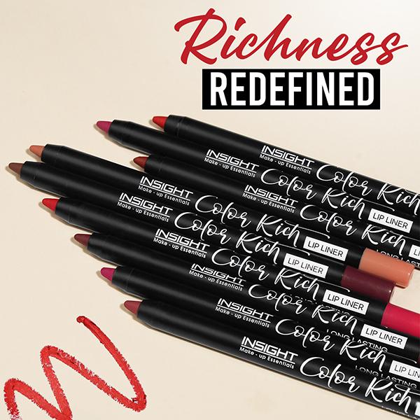 Insight Cosmetics Color Rich Lip Liner - Unclad Nude 1.5 gm - Lip Liners