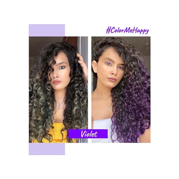 2.Oh! Semi Permanent Hair Color + Lightning Kit - Violet Combo 1's - Hair Creams