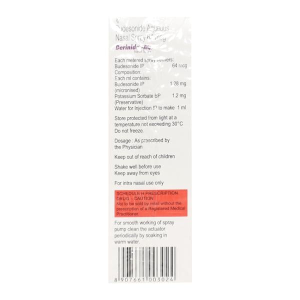 Derinide AQ Nasal Spray 10ml - Nasal Congestion-Nas