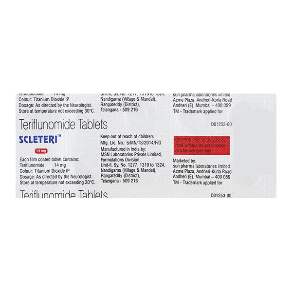 Netmeds | Scleteri 14mg Tablet 10'S