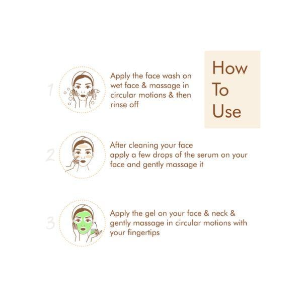 mCaffeine Green Tea Breakout Care Kit (AM & PM) 190 ml - Face Gels