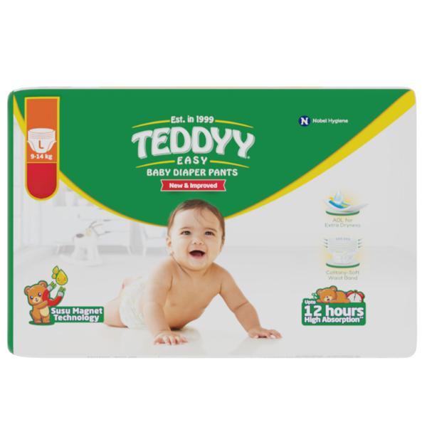 Netmeds | Teddyy Easy Baby Diaper Pant (L) 62's