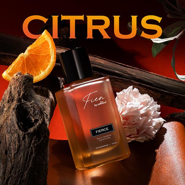 Mcaffeine Fien Fierce Perfume For Men- Citrusy EDP, 12 Hrs Long Lasting Scent For All Occasion 100 ml - Men Perfumes (Edt/Edp)