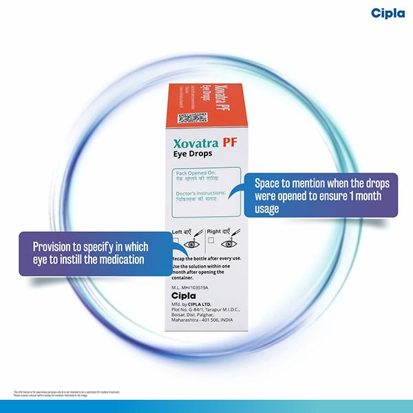 XOVATRA PF Eye Drops 5ml - Glaucoma-Eye
