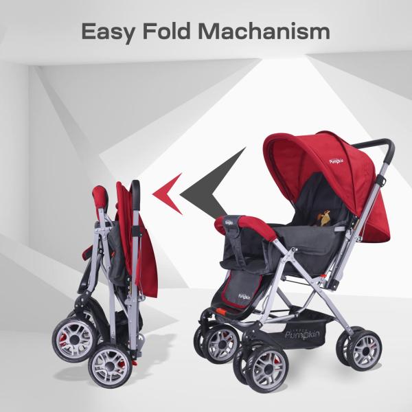 R for Rabbit Little Kiddie Kingdom Stroller Stroller - Red 1's - Baby Safety