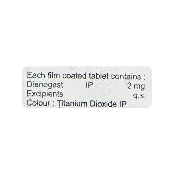 Dienofem 2mg Tablet 10'S - Contraception-Ora