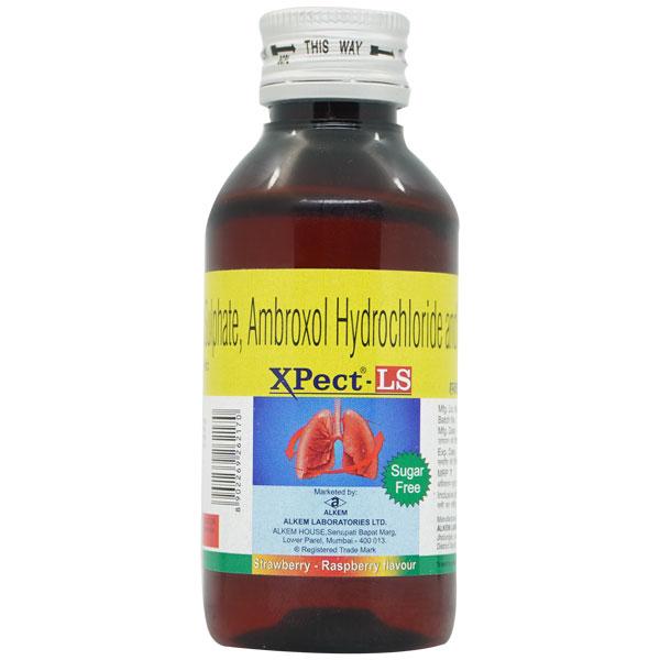 XPECT LS SUGAR FREE STRAWBERRY RASPBERRY FLAVOUR Syrup 100ml - Cough And Cold-Cou