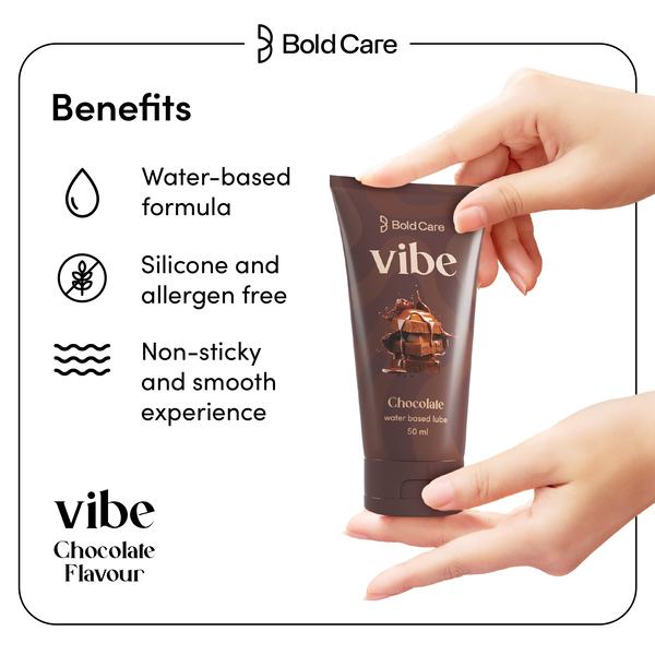 Bold Care Vibe Intimate Lube and Massage Gel - Chocolate 50 ml - Flavoured Lubes