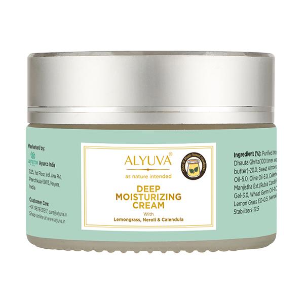 Alyuva Ghee Enriched Deep & Intense Moisturizing Face & Neck Cream for Dry Skin 25 gm - Face Moisturizers