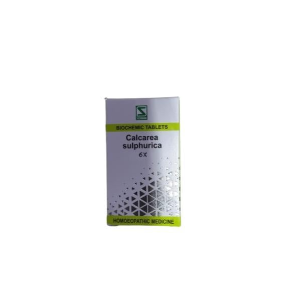 Dr.Willmar Schwabe Calcarea Sulphurica Biochemic Tablet 6X 25 gm - Bio-Chemic