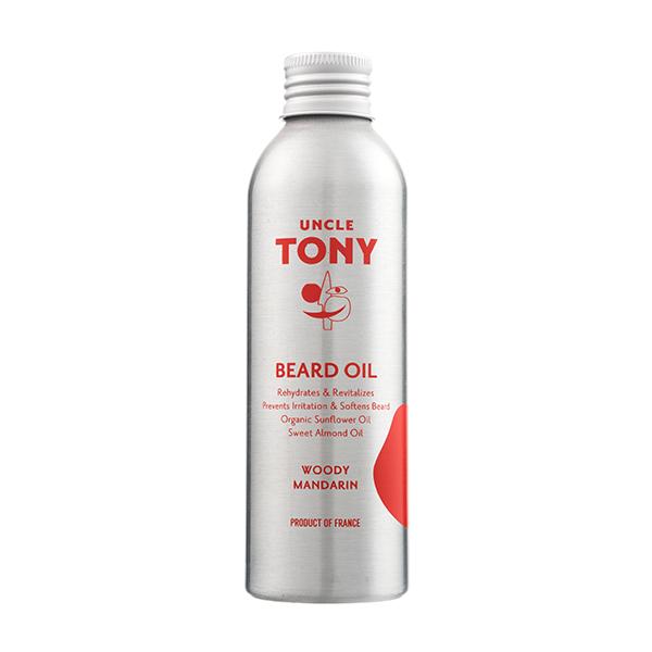 Netmeds | Uncle Tony Beard Oil Organic Sunflower Oil Sweet Almond Oil Woody Mandarin 150ml