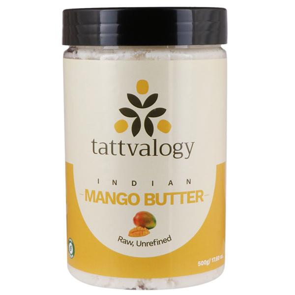 Tattvalogy Indian Mango Butter Raw Unprocessed & Unrefined 500 gm - Body Butter