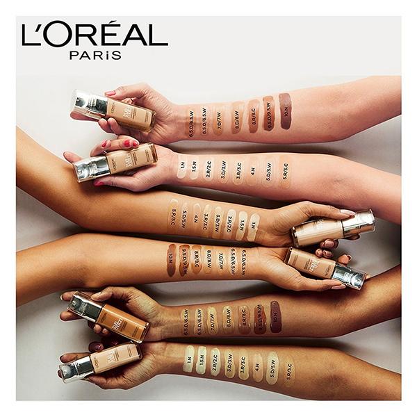 Loreal Paris True Match Super Blendable Foundation Hydrating Hyaluronic Acid Warm Undertone 6.5D 6.5W 30ml - Foundation