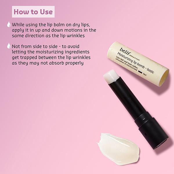 Belif Moisturizing Lip Bomb - Basic 3 gm - Lip Balms