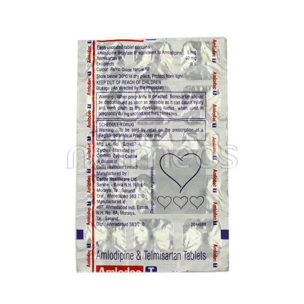 Amlodac T Tablet 15'S - Hypertension-Ana