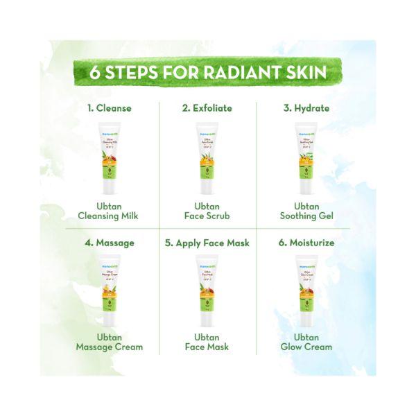 Mamaearth Ubtan Facial Kit with Turmeric & Saffron for Glowing Skin 1's - Bb & Cc Creams