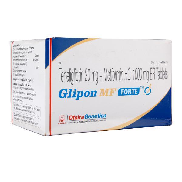 Glipon MF Forte Tablet 10'S - Diabetes-Ant