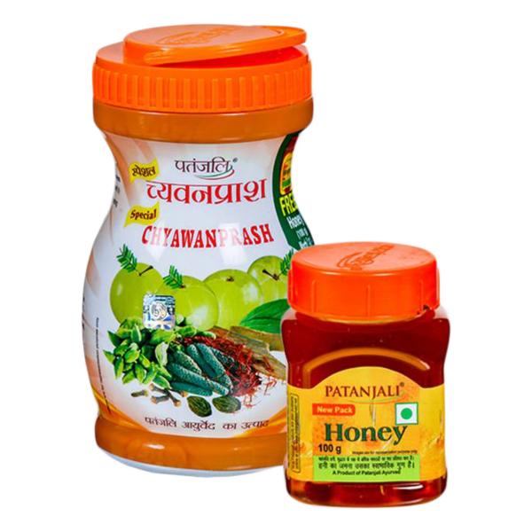 Netmeds | Patanjali Special Chyawanprash 1 kg + Free Patanjali Honey 100 g