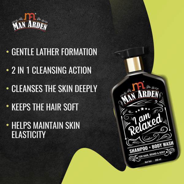 Man Arden I Am Relaxed Shampoo + Body Wash 250 ml - Shampoos